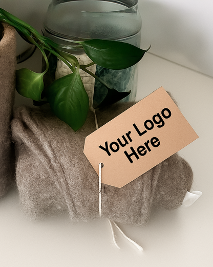 100% NZ recycled wool wine carry bag with custom logo option
